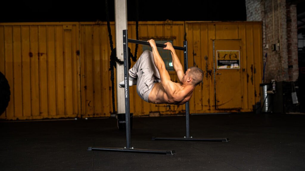 Front Lever By Daniel Hristov doing a tuck front lever